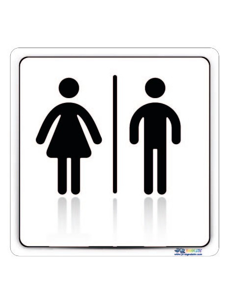Pictogramme WC homme/femme