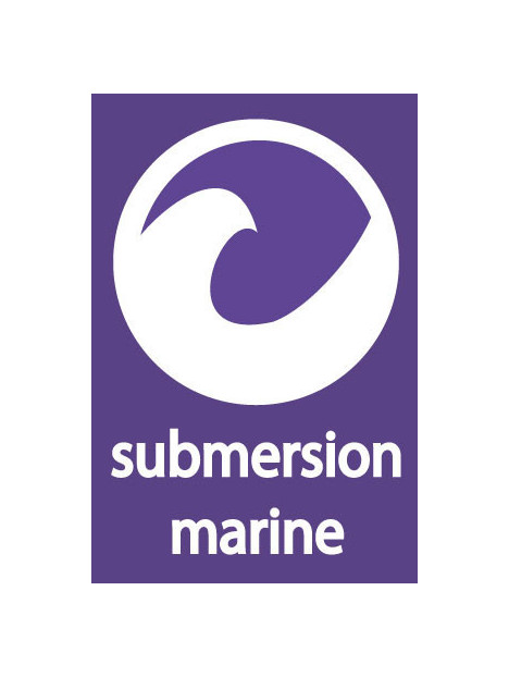 Panneau submersion marine