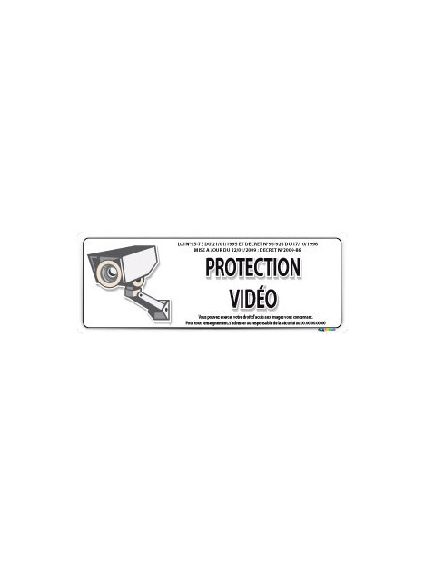 Panneau vidéo protection