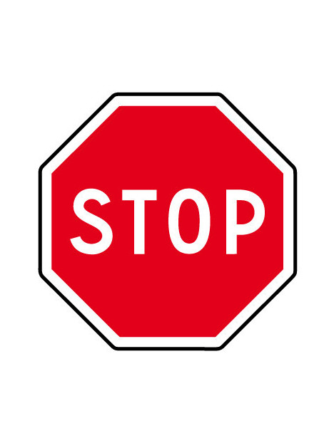 Panneau AB4 "stop"