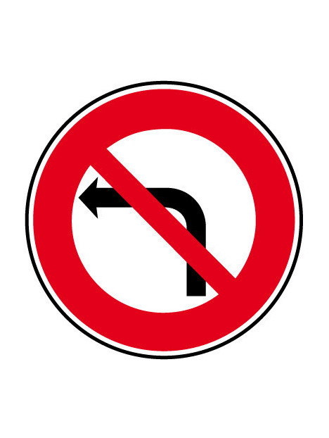 B2a "interdiction de tourner à gauche"
