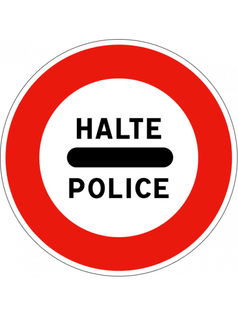 B5b "halte police"