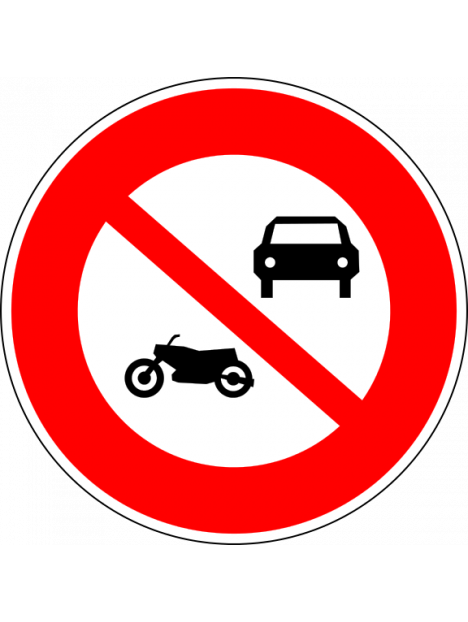 B7a " interdiction dont sont exclus les cyclomoteurs"