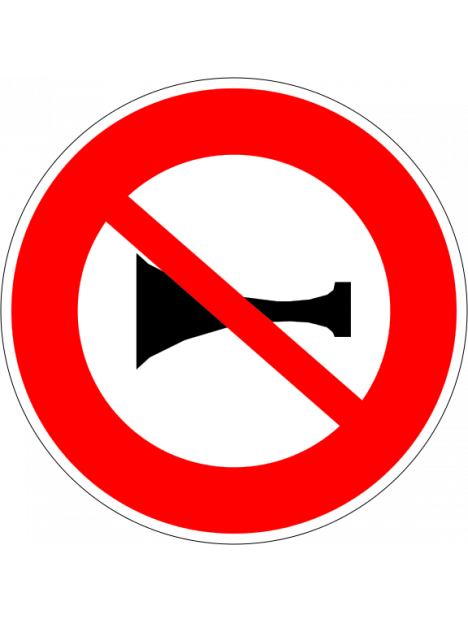 B16 "Signaux sonores interdits"