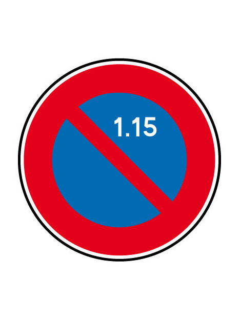 B6a2 "Stationnement interdit du 1er au 15 du mois"