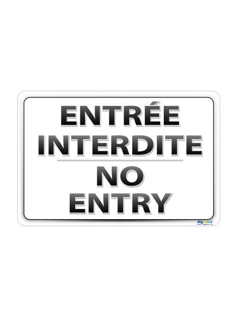 Entrée interdite