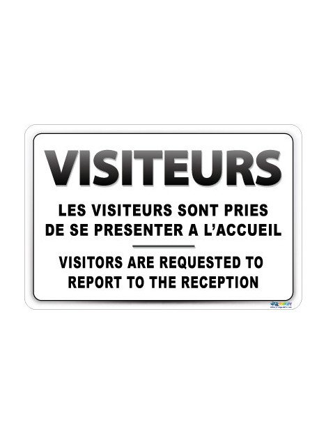 Panneau Visiteurs