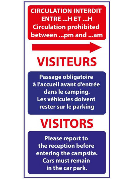 Indications visiteurs